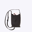 Georgie Leather Phone Bag - Black