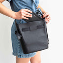 Evie Leather Handbag - Black