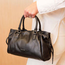Cleo Leather Handbag - Black
