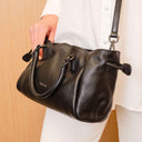 Cleo Leather Handbag - Black