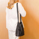 Evie Leather Handbag - Black