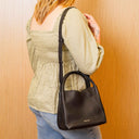 Isla Leather Handbag - Black
