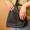Isla Leather Handbag - Black