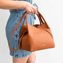 Isla Leather Handbag - Tan