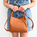 Isla Leather Handbag - Tan
