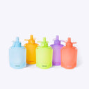 Silicone Reusable Yoghurt Pouches - 5 Pack