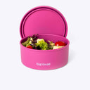 Silicone Bento Box Round - Pink
