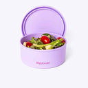 Silicone Bento Box Round - Purple