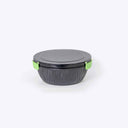 Roundie Bento Lunch Box Black