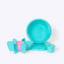 Roundie Bento Lunch Box Teal