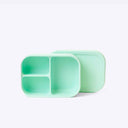 Silicone Bento Box Green 3 Spots