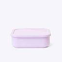 Silicone Bento Box Purple 3 Spots
