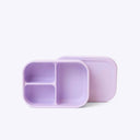 Silicone Bento Box Purple 3 Spots