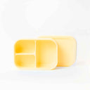 Silicone Bento Box Yellow 3 Spots
