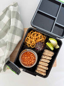Duo Bento Lunch Box & Food Jar Black
