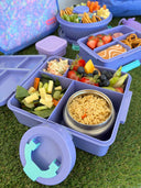 Duo Bento Lunch Box & Food Jar Purple