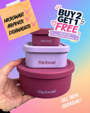 silicone bento box food containers stack of three promo sale buy 2 get 1 free | Spixal