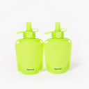 reusable yoghurt pouches easy to fill and easy to clean dishwasher safe green | Spixal